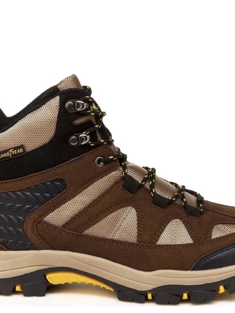 Goodyear Men's Teton Outdoor Hiker Work Boots Mid Safety Shoe 14 Wide Width New